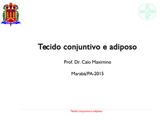 Tecido conjuntivo e adiposo
Tecido conjuntivo e adiposo
Prof. Dr. Caio Maximino
Marabá/PA-2015
 