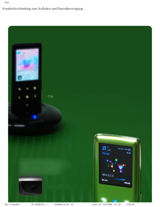 http


Standardverbindung zum Aufladen und Datenübertragung.




 file:////inmd07/외장저장소 (F)/2008/04_.../독일어/20080618_YP-S3 체험닷컴제공 리뷰.html (19 / 22)2008-10-20 오후 2:26:59
 