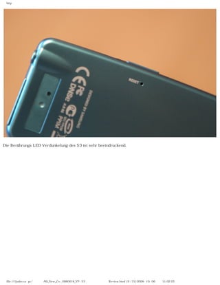 http




Die Berührungs LED Verdunkelung des S3 ist sehr beeindruckend.




 file:////judecca-pc/공용폴더/00_New_Co...0080618_YP-S3 옙매니아닷컴제공 Review.html (9 / 21)2008-10-06 오전 11:02:25
 