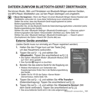 Samsung YP-S5 Handbuch