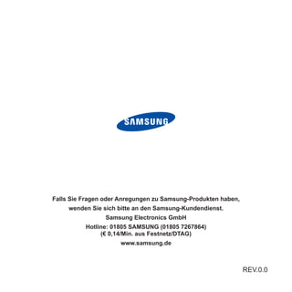 Samsung YP-S5 Handbuch
