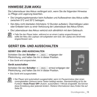 Samsung YP-S5 Handbuch