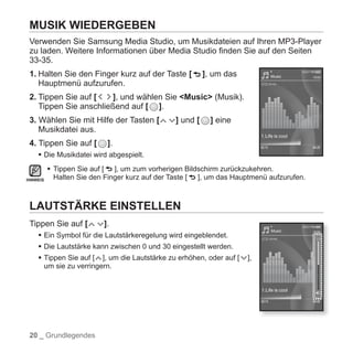 Samsung YP-S5 Handbuch