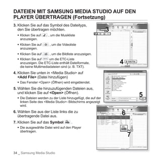Samsung YP-S5 Handbuch