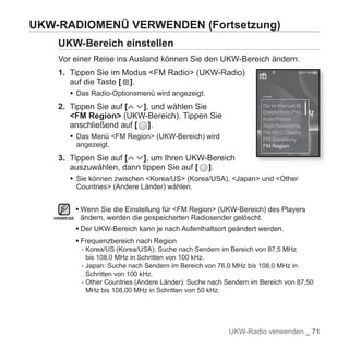 Samsung YP-S5 Handbuch