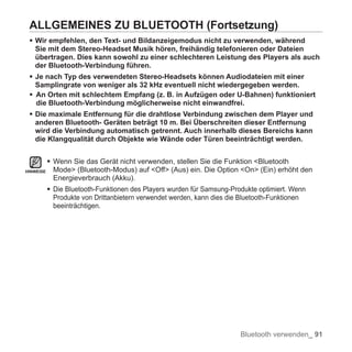 Samsung YP-S5 Handbuch