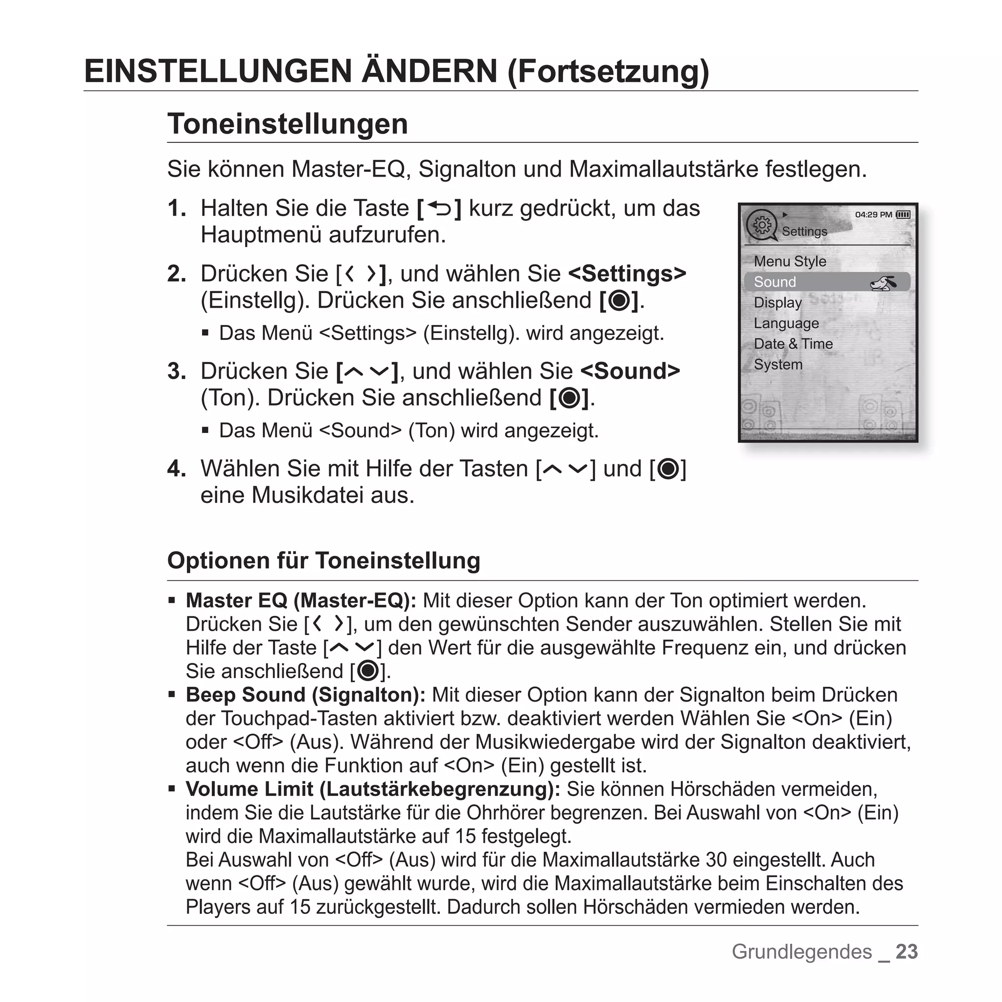 YP-T10 BENUTZERHANDBUCH