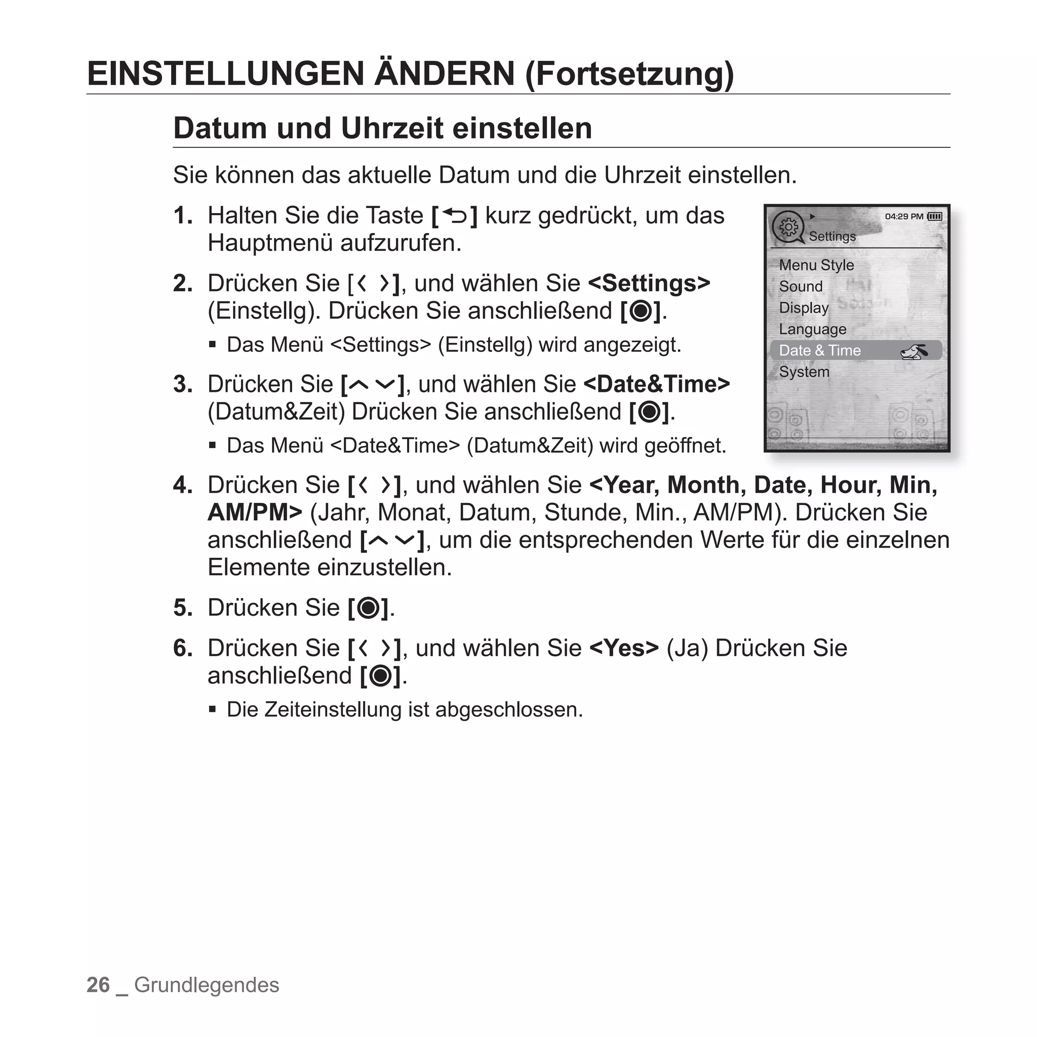 YP-T10 BENUTZERHANDBUCH