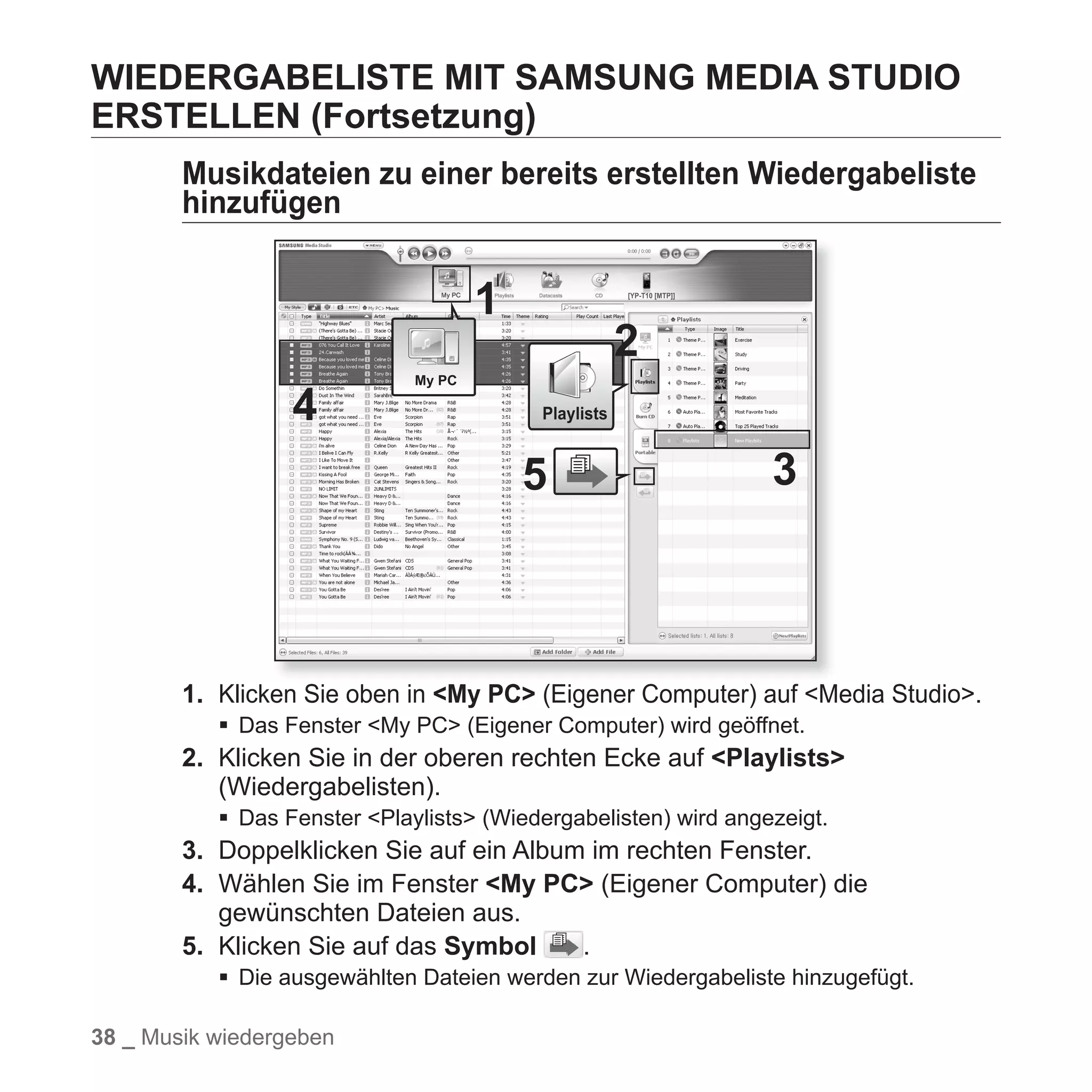 YP-T10 BENUTZERHANDBUCH