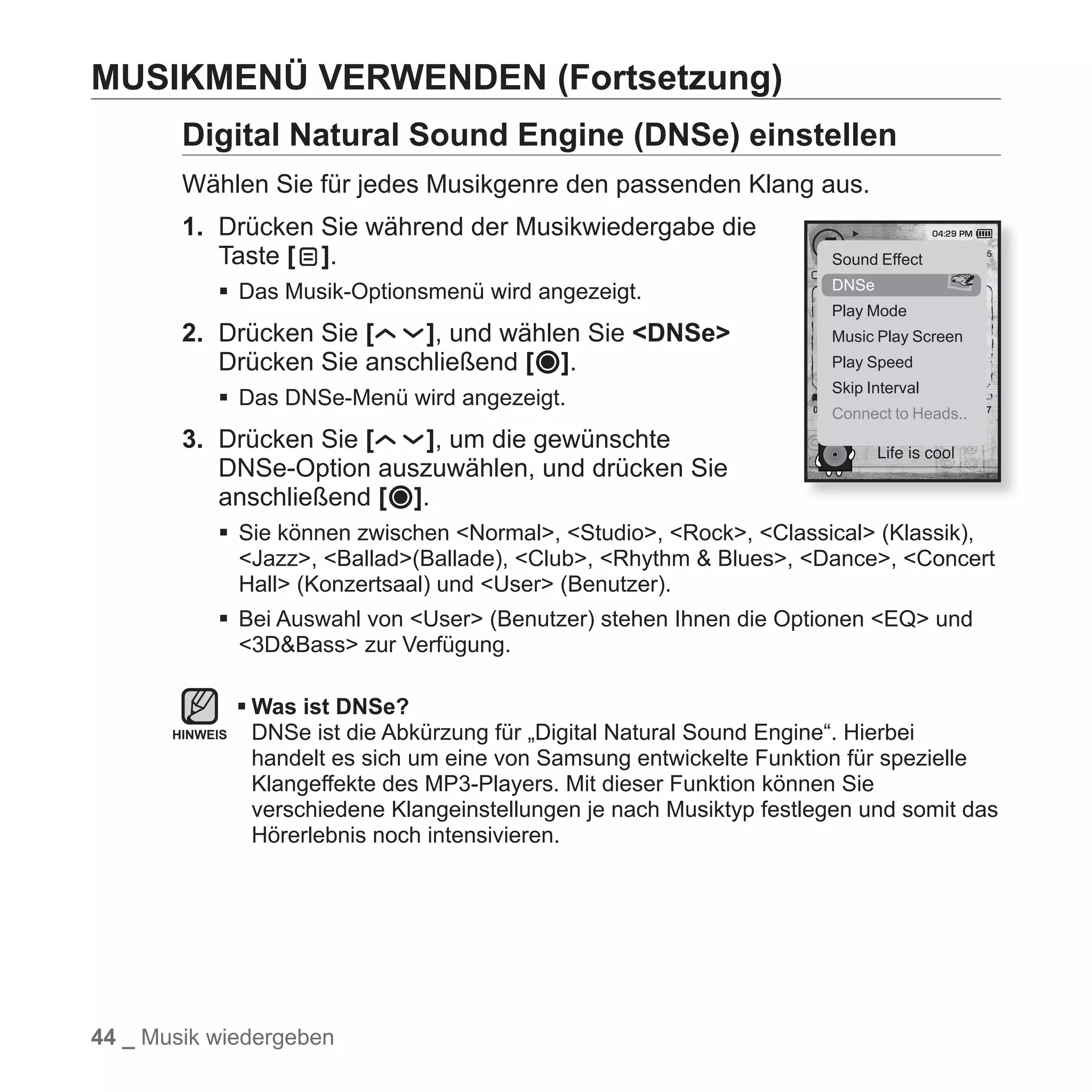 YP-T10 BENUTZERHANDBUCH