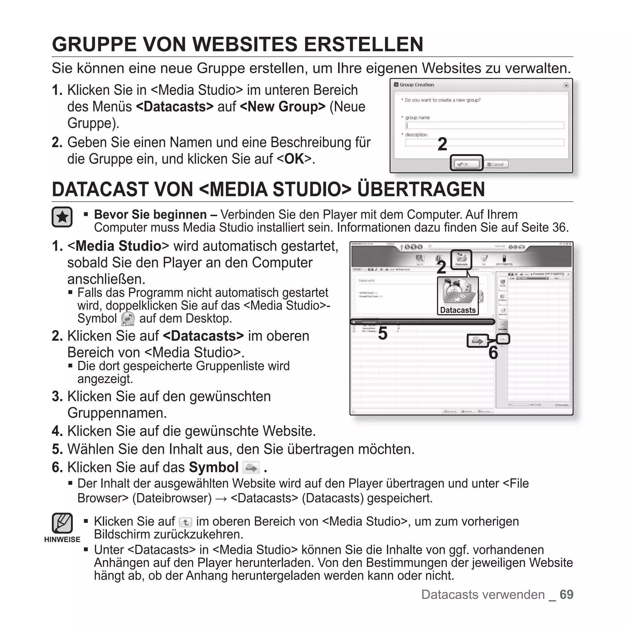 YP-T10 BENUTZERHANDBUCH