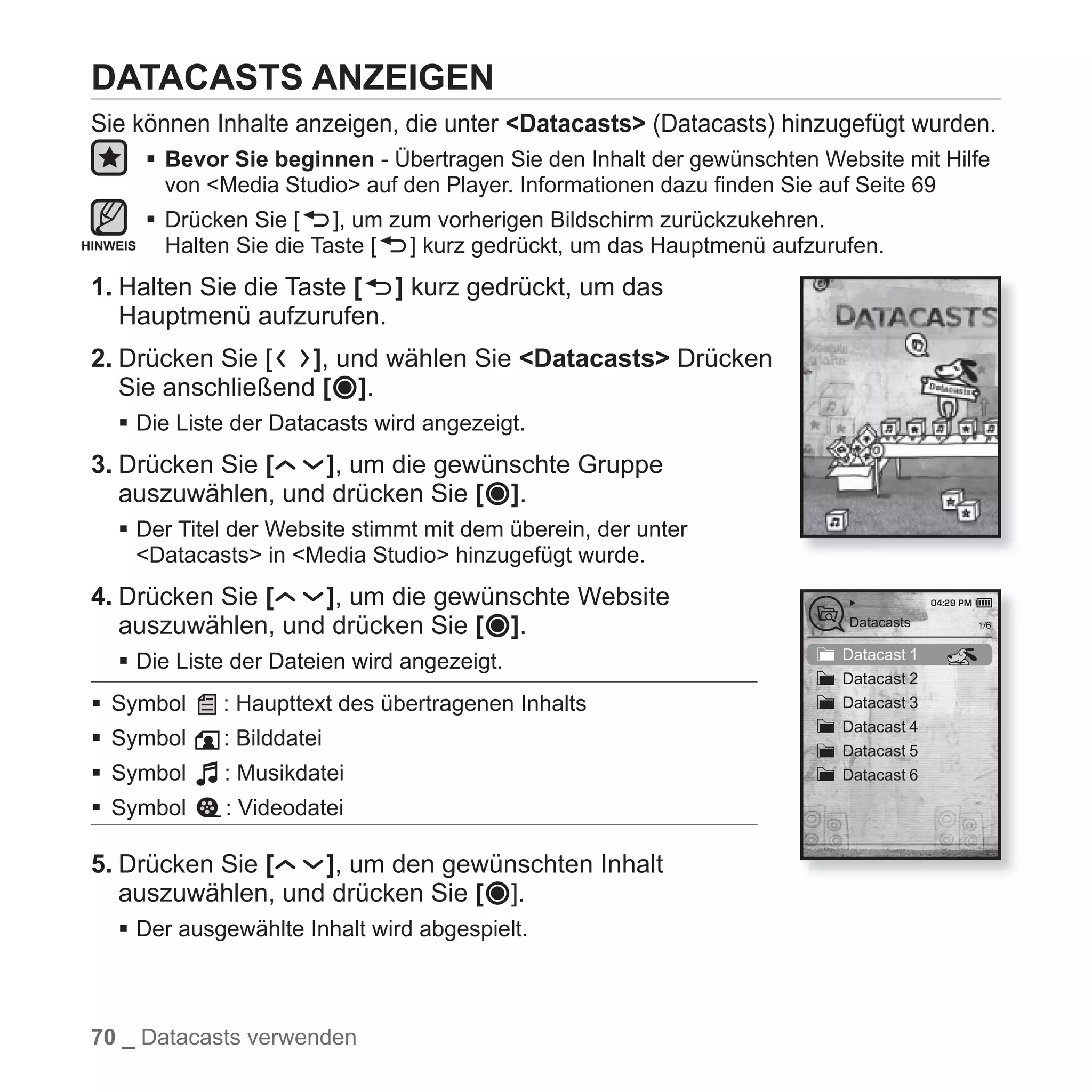 YP-T10 BENUTZERHANDBUCH