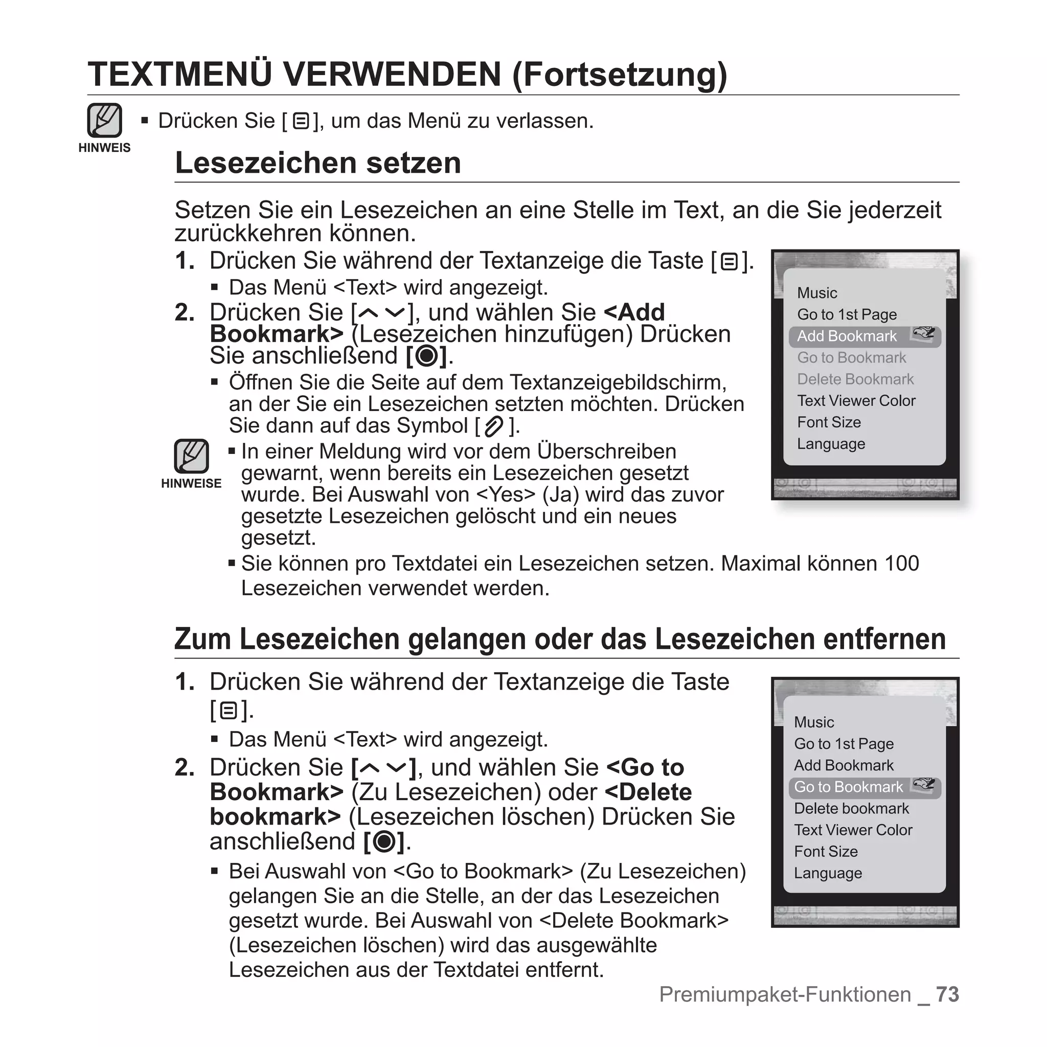YP-T10 BENUTZERHANDBUCH