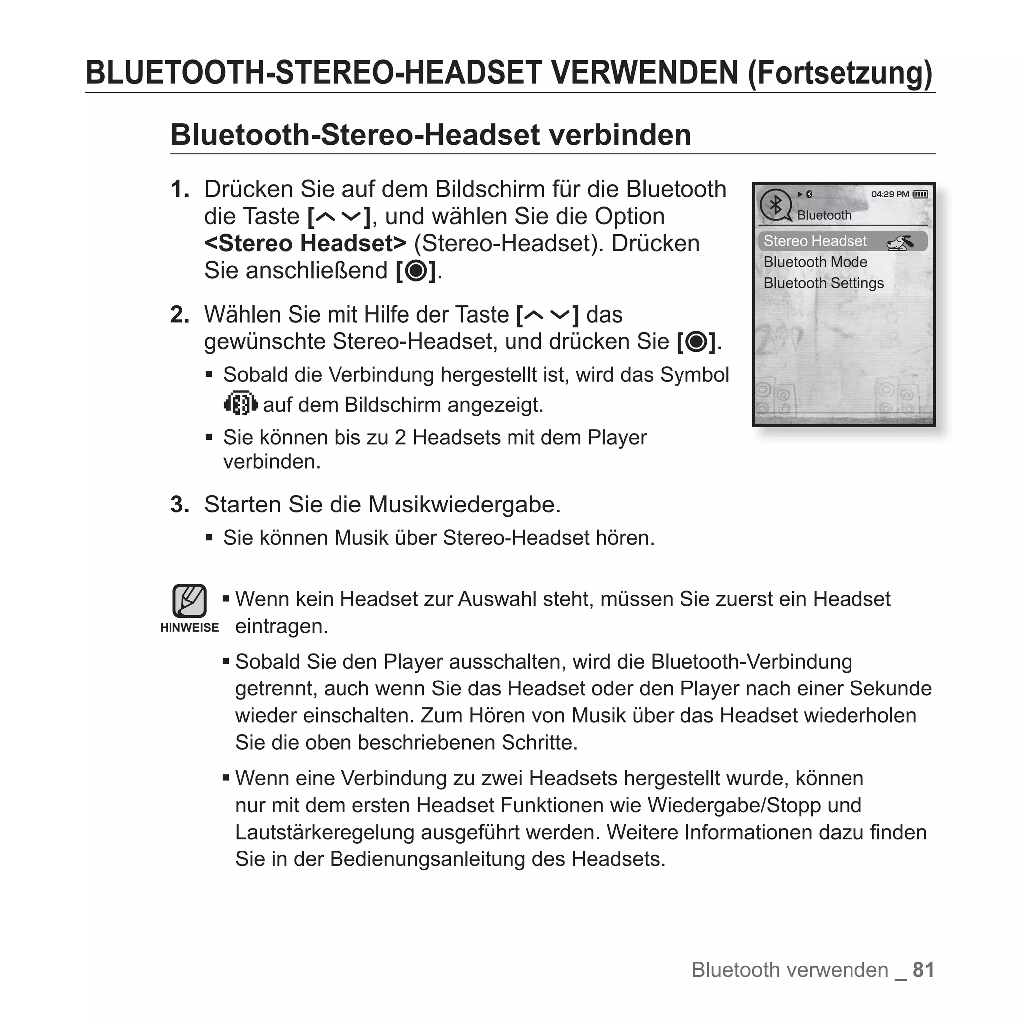 YP-T10 BENUTZERHANDBUCH
