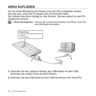 YP-T10 BENUTZERHANDBUCH