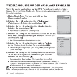 YP-T10 BENUTZERHANDBUCH