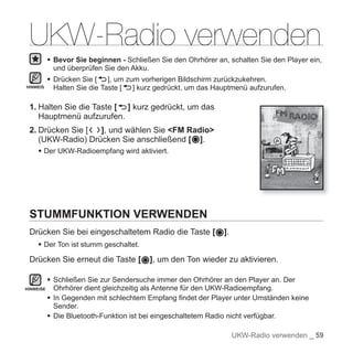 YP-T10 BENUTZERHANDBUCH