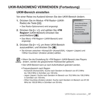 YP-T10 BENUTZERHANDBUCH