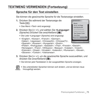 YP-T10 BENUTZERHANDBUCH