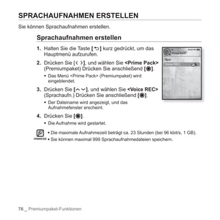 YP-T10 BENUTZERHANDBUCH