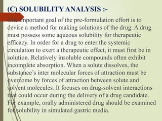 Preformulation considerations SlideShare | PPTX