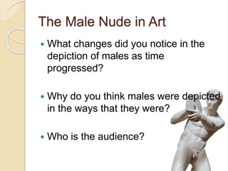 The Male & Female Nude in Art, 2016