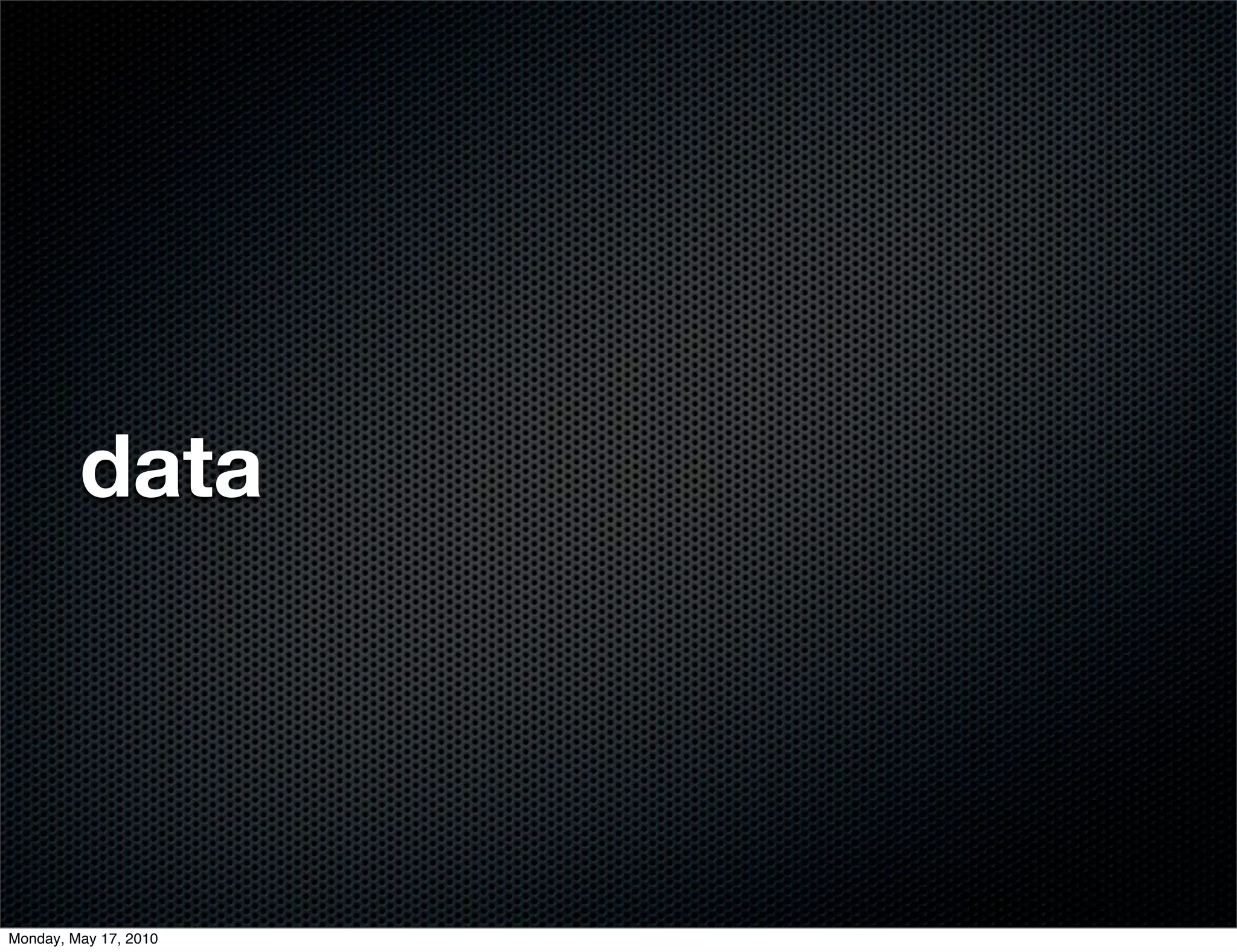 data




Monday, May 17, 2010
 