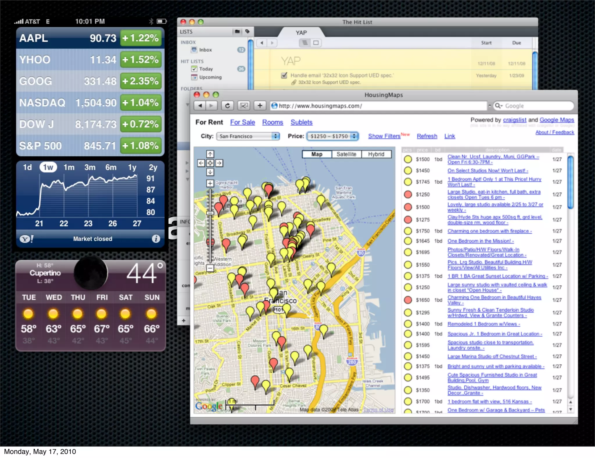 Application ?




Monday, May 17, 2010
 