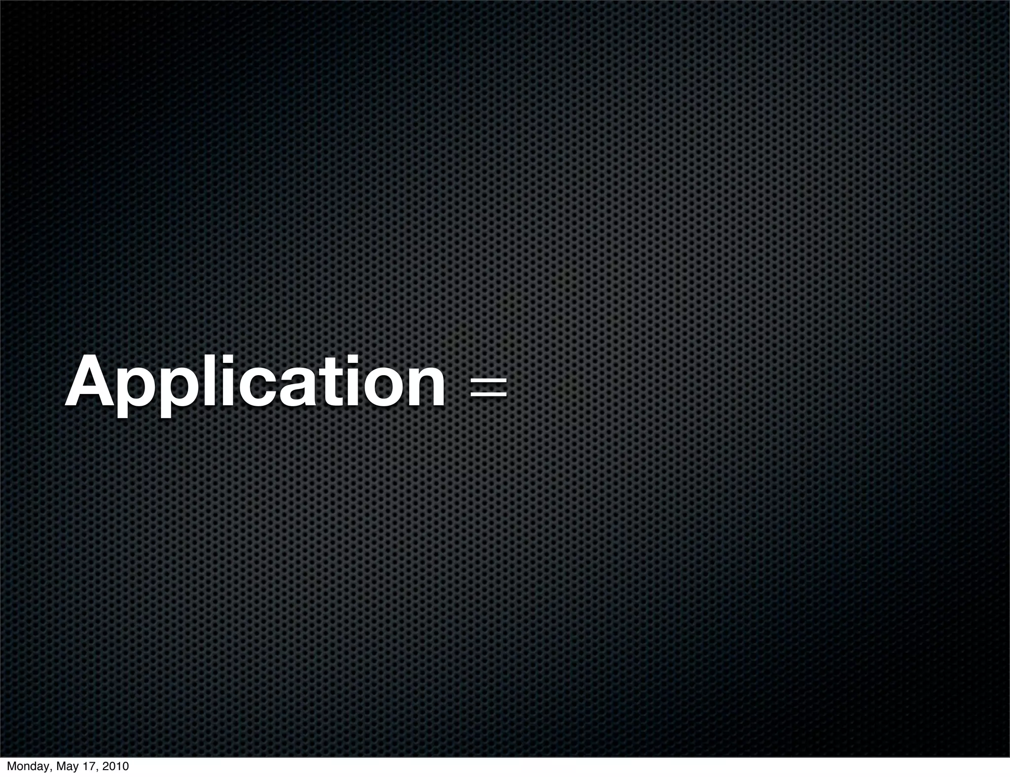 Application =




Monday, May 17, 2010
 