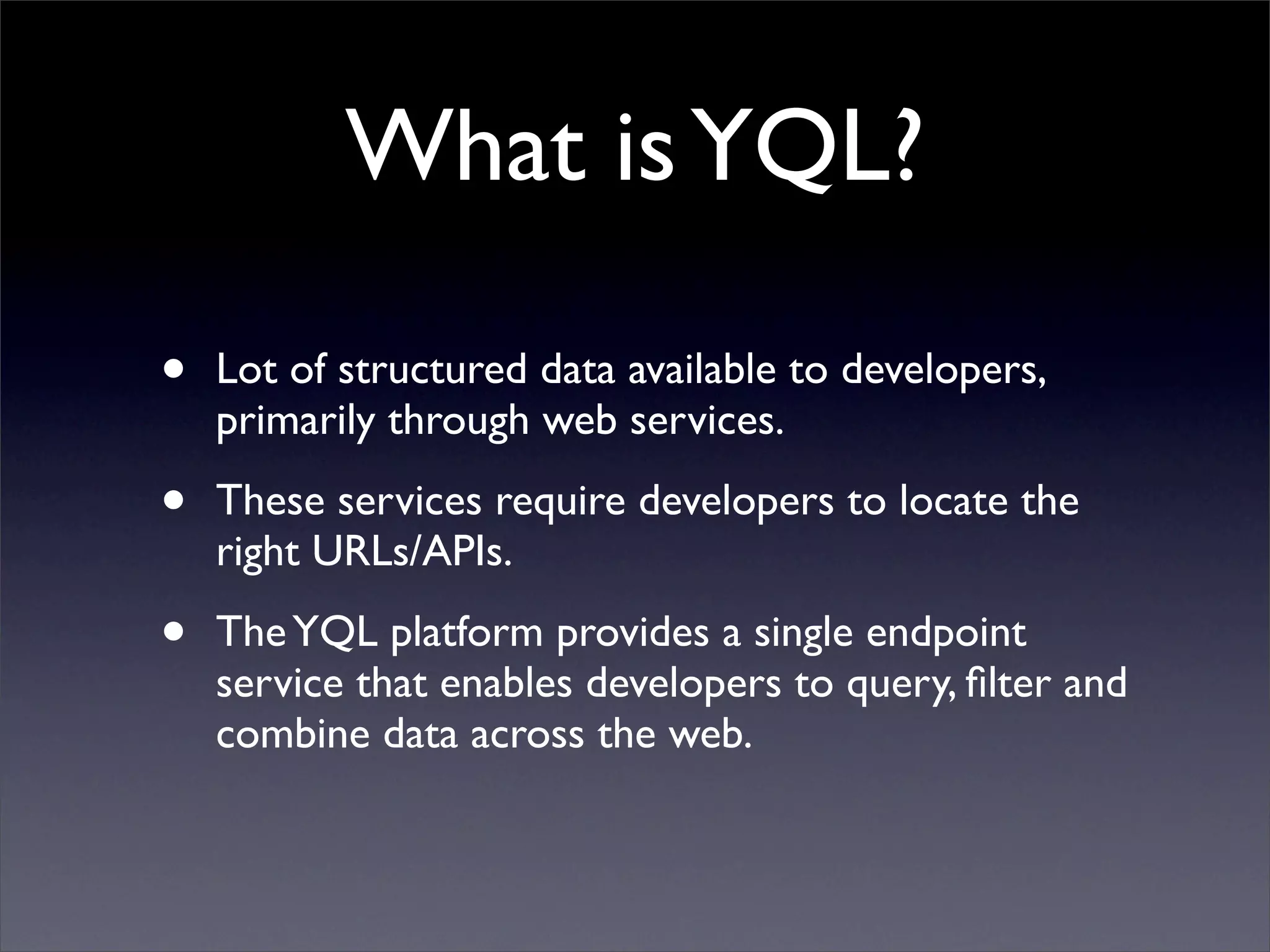 Ido Green - YQL demo