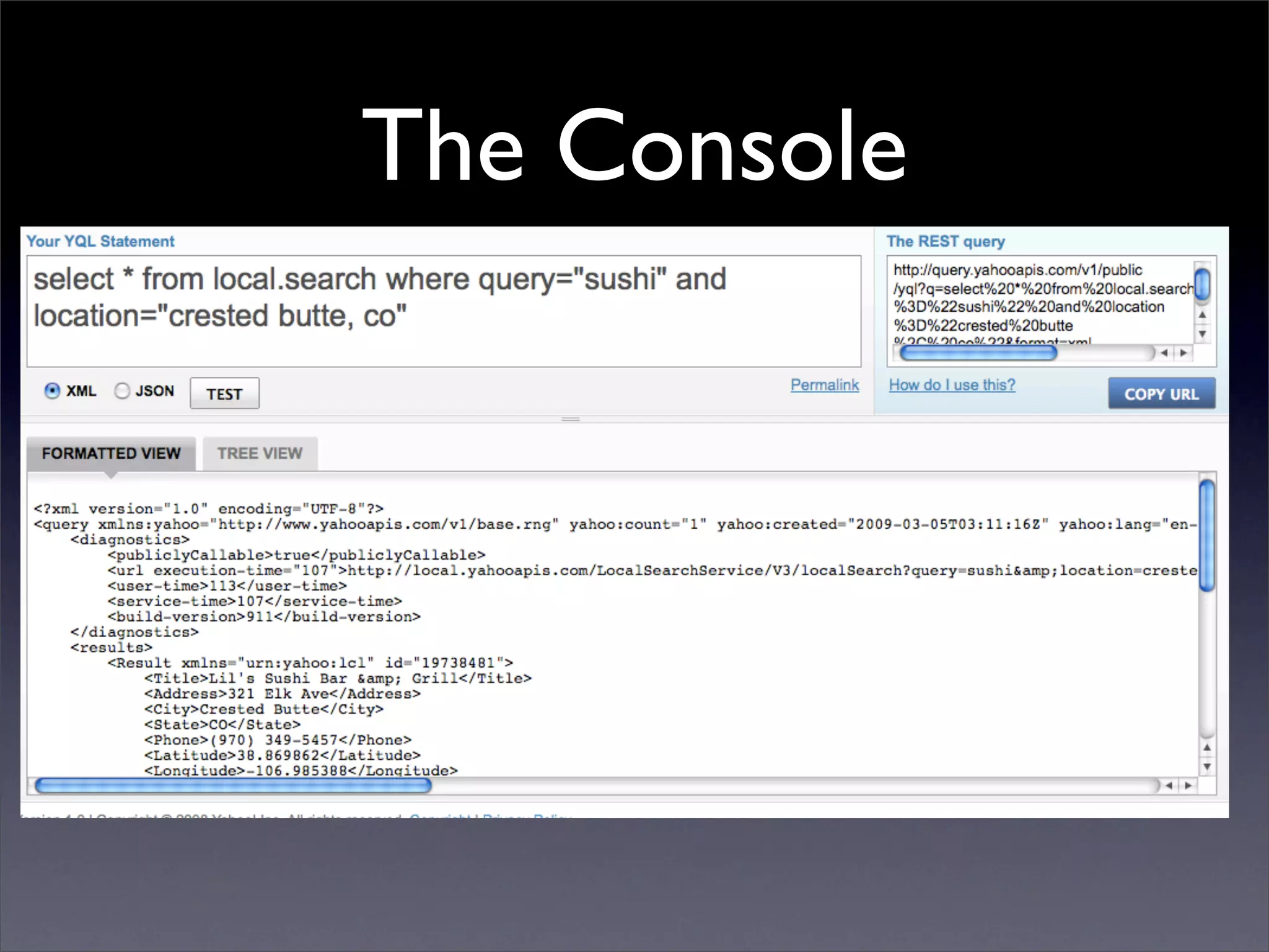 Ido Green - YQL demo