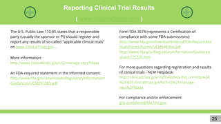 Regulations in clinical research: obligations and responsibilities of ...