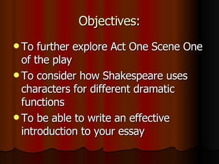 Objectives: ,[object Object],[object Object],[object Object]