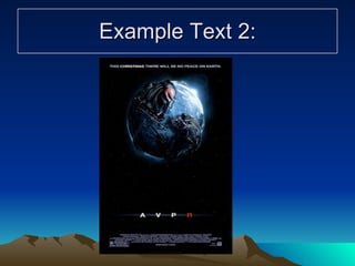 Example Text 2: 