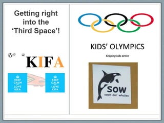 Getting right
into the
‘Third Space’!
 