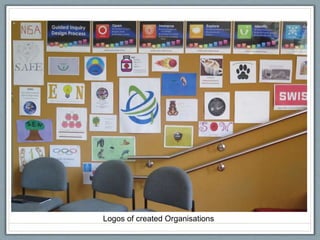 Logos of created Organisations
 