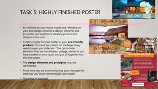 Yr 5 poster design slide show 1 | PPTX