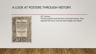 Yr 5 poster design slide show 1 | PPTX