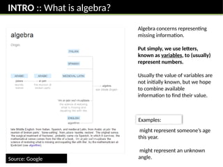Algebraic Expressions pptx for class seven | PPTX