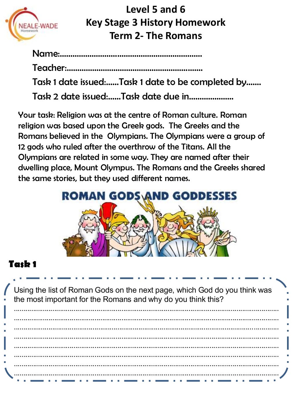 primary homework help roman homes