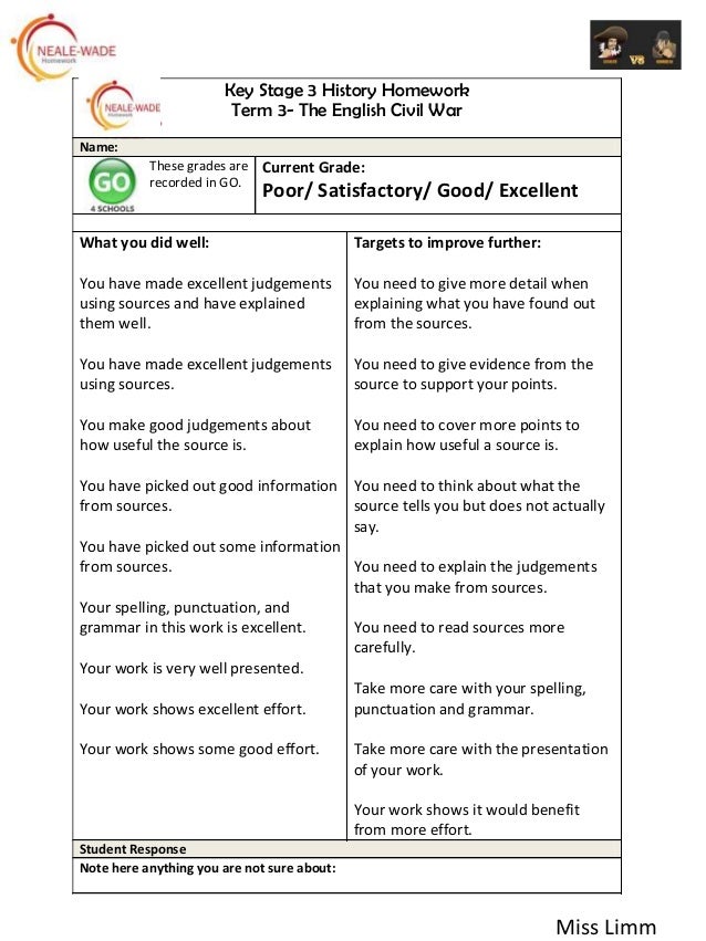 Homework help ks3 history