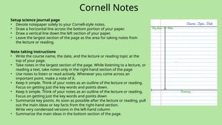 Yr8 Plant Sexual Reproduction and cornell notes | PPTX