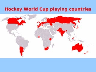 Hockey World Cup playing countries 
