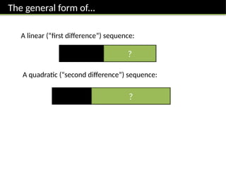 Yr9-Sequences by Dr Frost SEQUENCES for Year 9 | PPTX