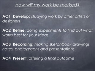 Ao2 Works Yr9 gcse graphics | PPT