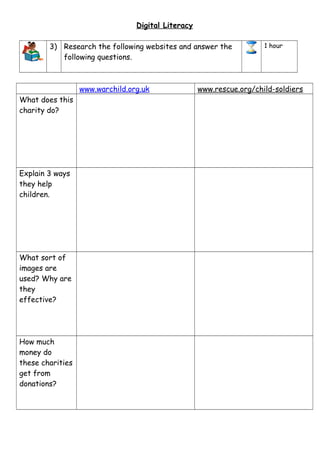 Hunger Games Home Learning Project | DOC