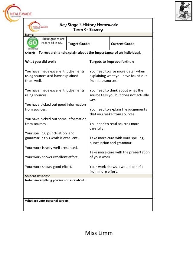 Homework is like slavery picture