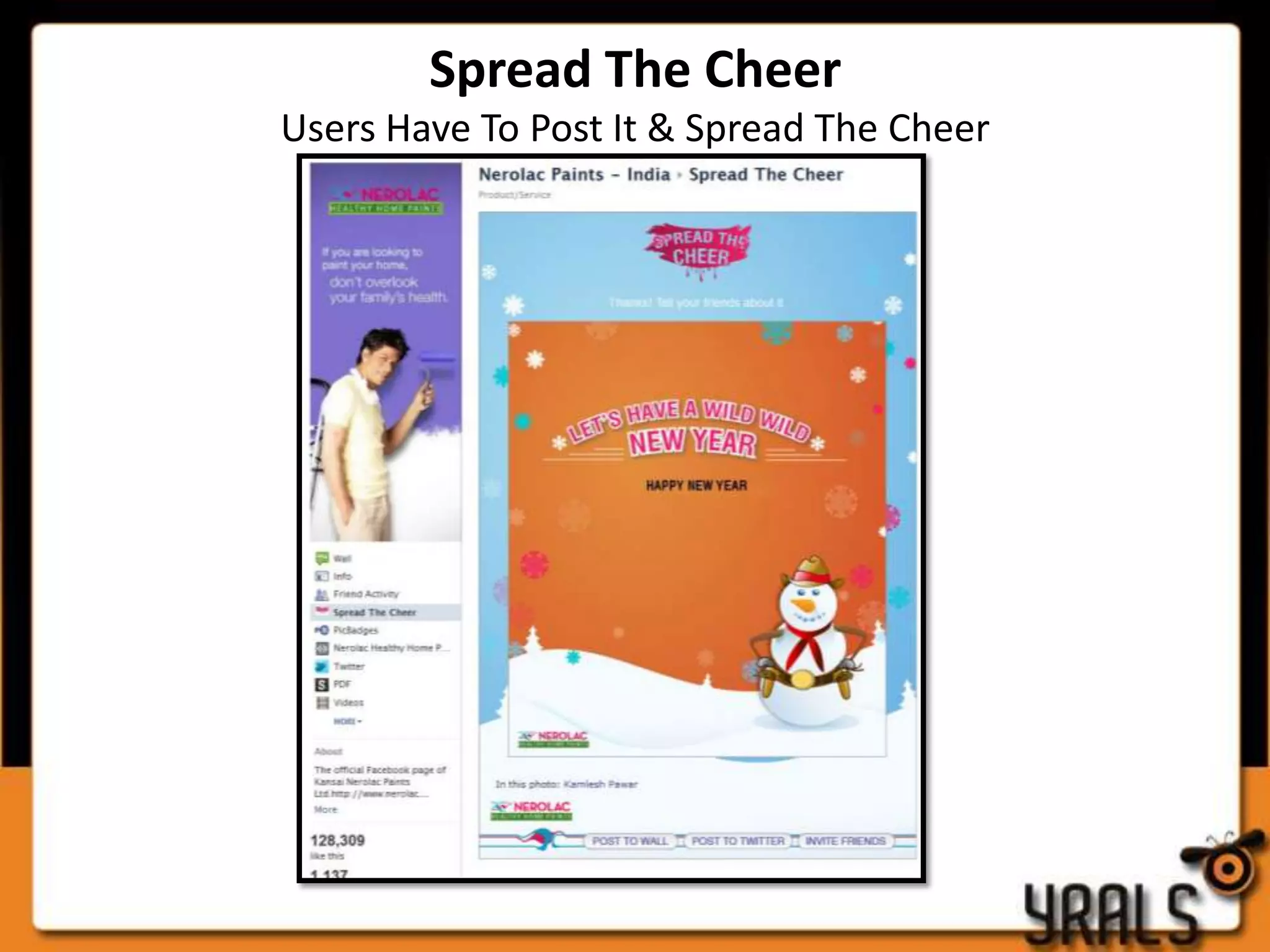 Spread The Cheer
Users Have To Post It & Spread The Cheer
 