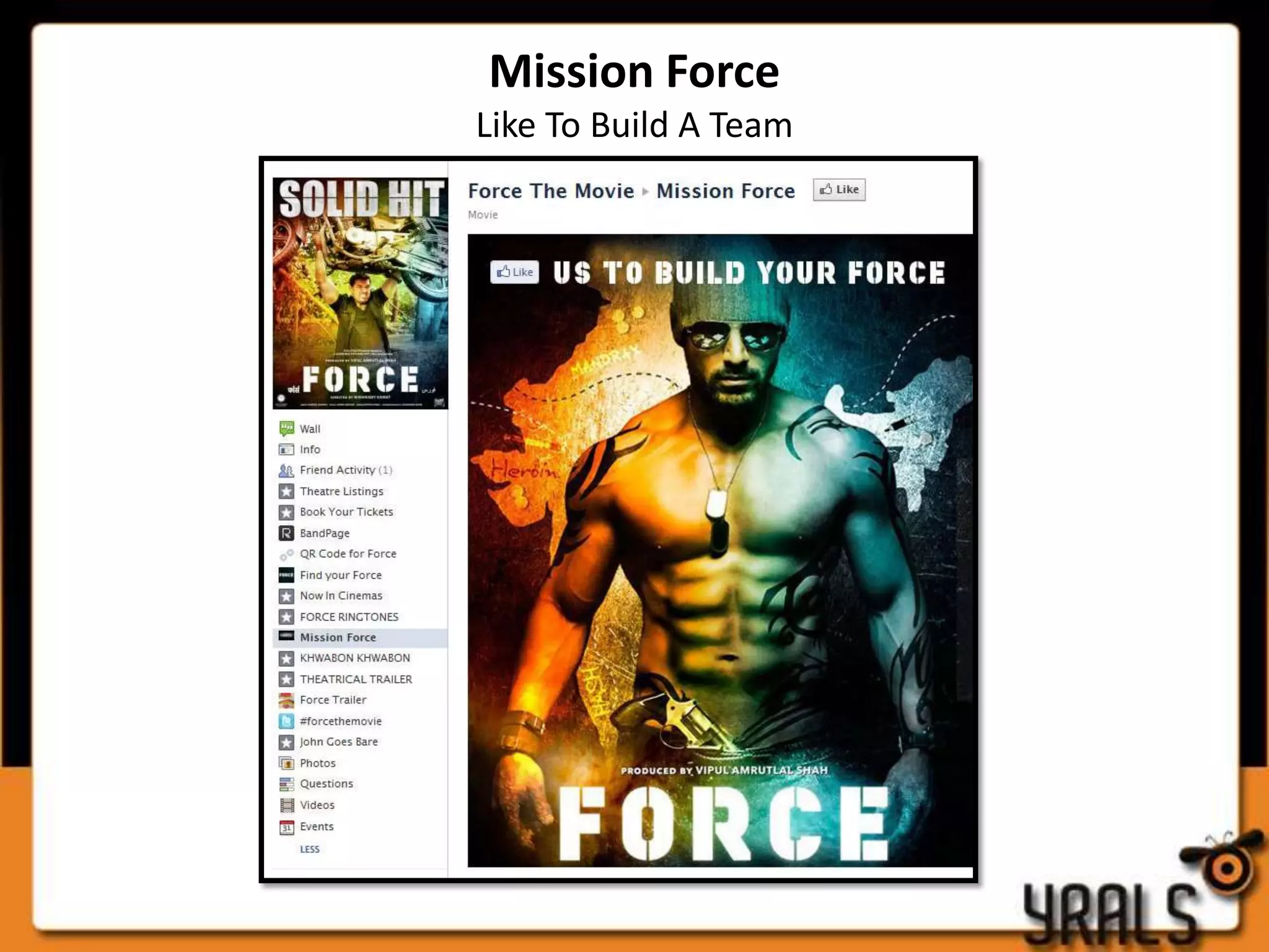 Mission Force
Like To Build A Team
 