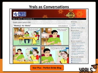 Yrals as ConversationsRajeev’s Blog –Sach Ka Saamna